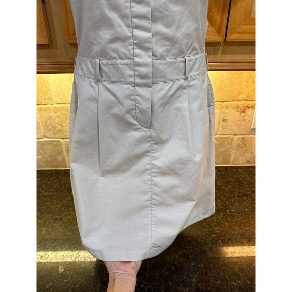 Alexander Wang S/S Crisp Poplin Mini Shirt Dress Size S Cream Tan Like New - Picture 4 of 10